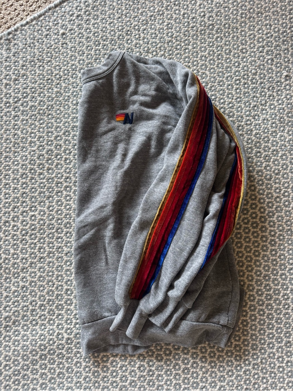 Grey Aviator Nation Crewneck